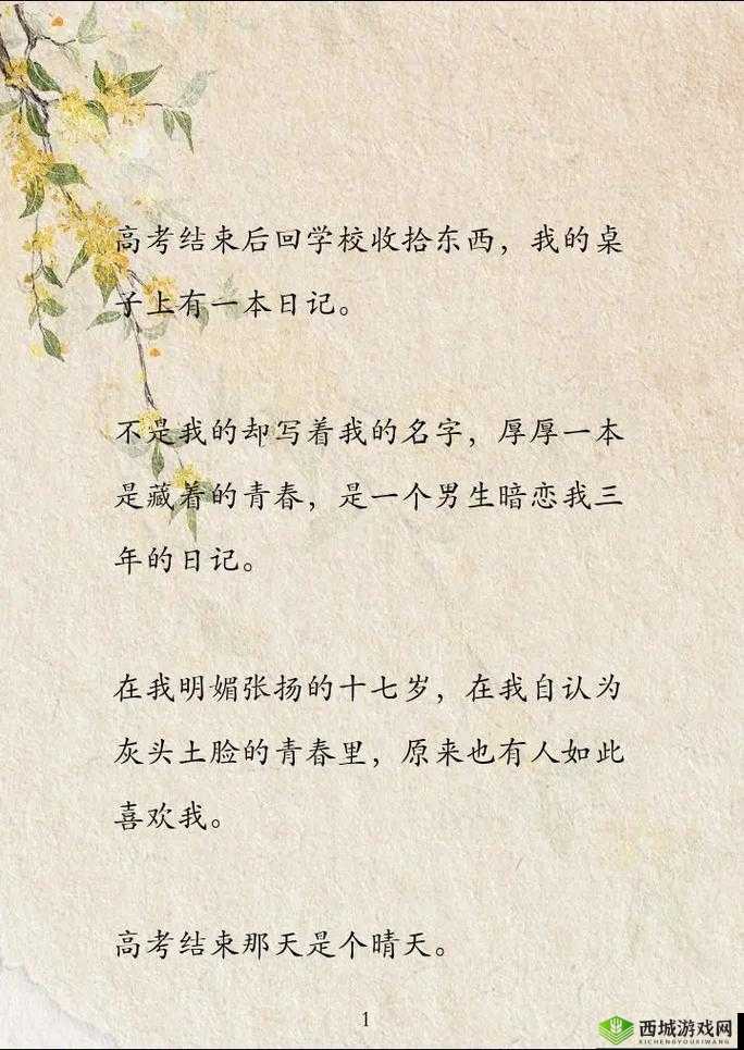 小诗的jianying日记小说：揭秘青春岁月中的情感与成长故事