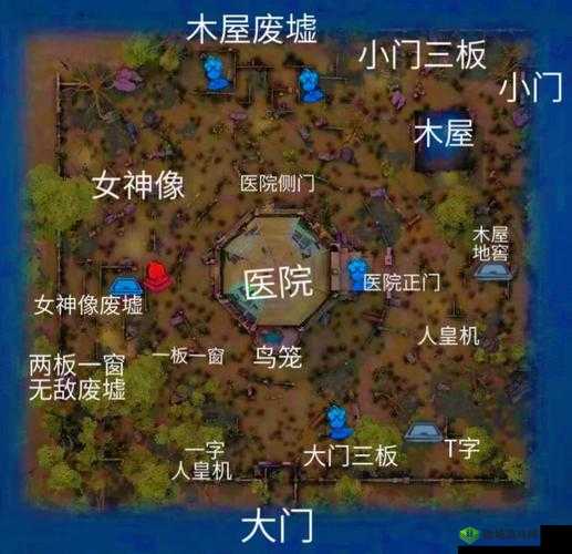 第五人格游戏内圣心医院地图全面曝光，深入探索废弃医院的神秘细节