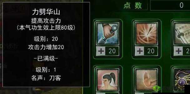 侠客刀法全面剖析，加点推荐、搭配攻略与深度技巧解析